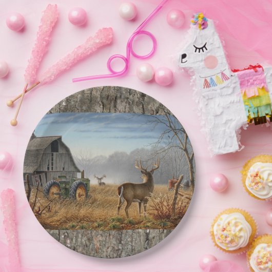 Buckschlacht Pappteller (Party)