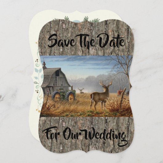 Buckschlacht Save The Date (Vorne/Hinten)