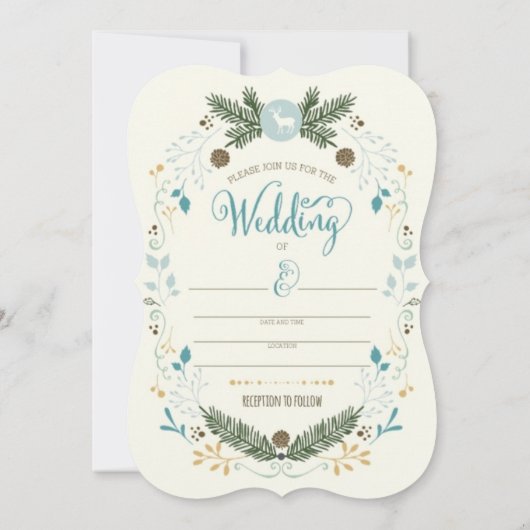 Buckschlacht Save The Date (Rückseite)