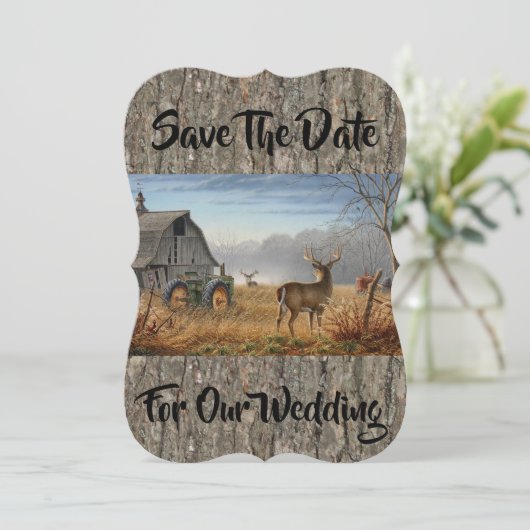 Buckschlacht Save The Date (Stehend Vorderseite)