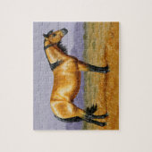 Bucksin Wild Horse Mustang Stallion Puzzle (Vertikal)