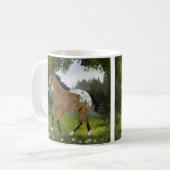 Buckskin Appaloosa Pferd Kaffeetasse (Vorderseite Links)