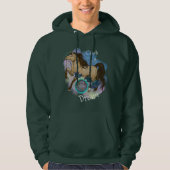 Buckskin Dreamcatcher Pferd Falknerei - Falconeria Hoodie (Vorderseite)