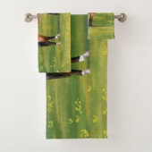 Buckskin Dun Quarter Horse Badhandtuch Set (Insitu)