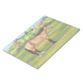 Buckskin Dun Quarter Horse Notizblock (angewinkelt)