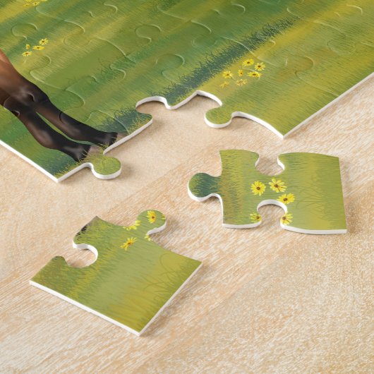 Buckskin Dun Quarter Horse Puzzle (Seite)