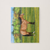 Buckskin Dun Quarter Horse Puzzle (Vertikal)