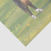 Buckskin Dun Quarter Horse Seidenpapier (Detail)