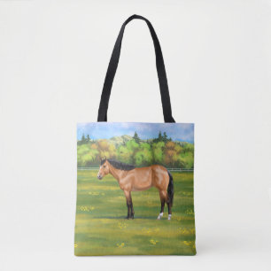 Buckskin Dun Quarter Horse Tasche