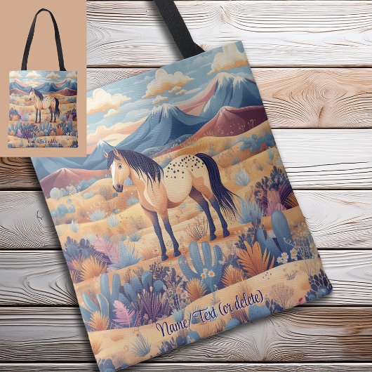 Buckskin Horse Girl Pony Cactus Tasche