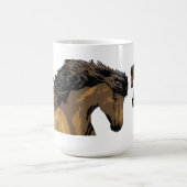 Buckskin Horse Nouvelle Vogue Kaffeetasse (Mittel)