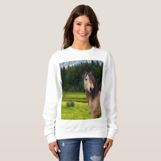 Buckskin Horse Sweatshirt (Vorne ganz)