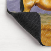 Buckskin Mustang Wild Horse Stallion Mousepad (Ecke)