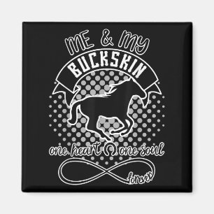 Buckskin Pferd - Schöne Liebhaber von Fun Quote Pf Magnet