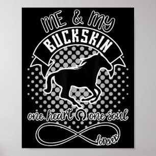 Buckskin Pferd - Schöne Liebhaber von Fun Quote Pf Poster