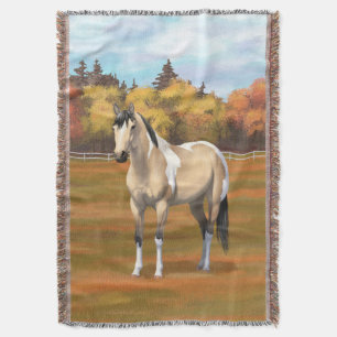 Buckskin Pinto Dun Paint Horse Staillion Decke