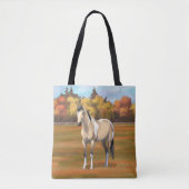 Buckskin Pinto Dun Paint Horse Staillion Tasche (Vorderseite)