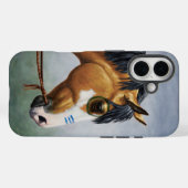 Buckskin Pinto Indianerpferd Case-Mate iPhone Hülle (Rückseite (Horizontal))
