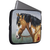Buckskin Pinto Indianerpferd Laptopschutzhülle (Vorne Rechts)