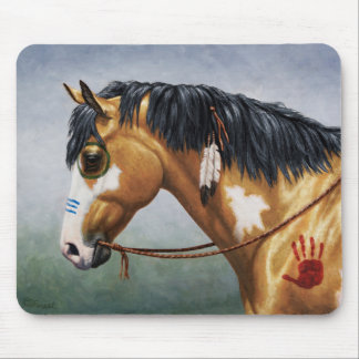 Buckskin Pinto Indianerpferd Mousepad