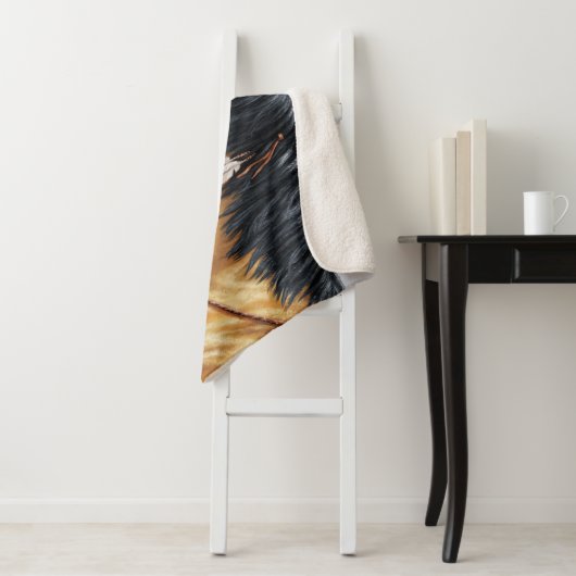 Buckskin Pinto Indianerpferd Sherpadecke (Beispiel)