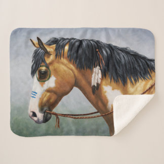 Buckskin Pinto Indianerpferd Sherpadecke