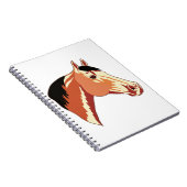 Buckskin Quarter Horse Notizblock (Rechte Seite)
