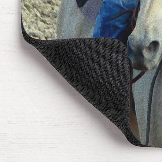 Buckskin Rodeo Horse Mousepad (Ecke)