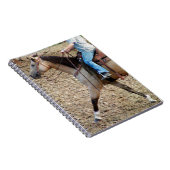 Buckskin Rodeo Horse Notizblock (Rechte Seite)