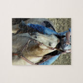Buckskin Rodeo Horse Puzzle (Horizontal)