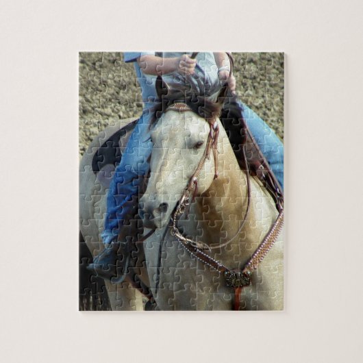 Buckskin Rodeo Horse Puzzle (Vertikal)