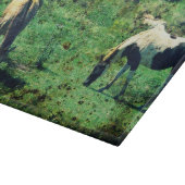 Buckskin und Pinto Grunge Schneidebrett (Ecke)