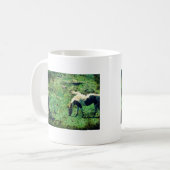 Buckskin und Pinto Kaffeetasse (Vorderseite Links)