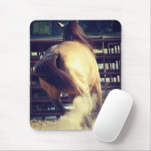 Buckskin wirft Staub auf Mousepad (Mit Mouse)