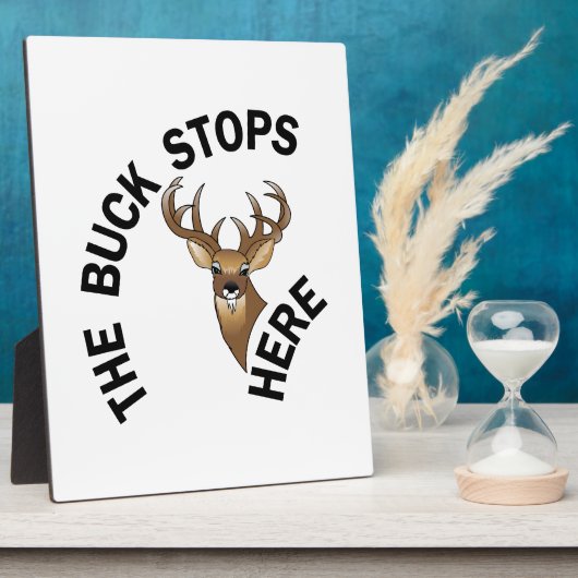 Buckstops hier fotoplatte (Seite)