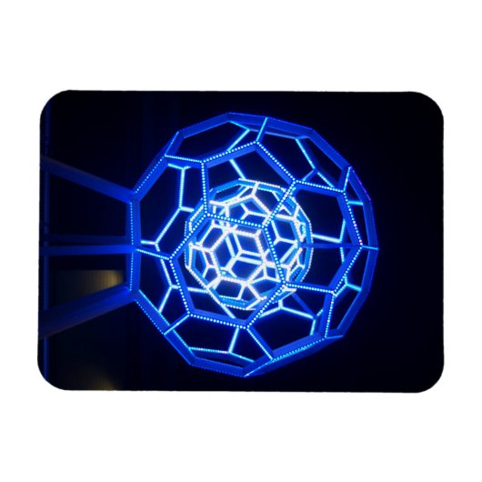 Buckyball-Skulptur #2 Magnet (Horizontal)