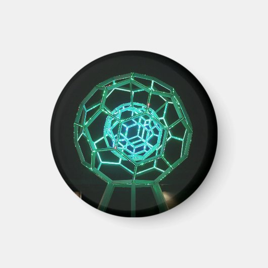 Buckyball-Skulptur #3 Magnet (Vorne)