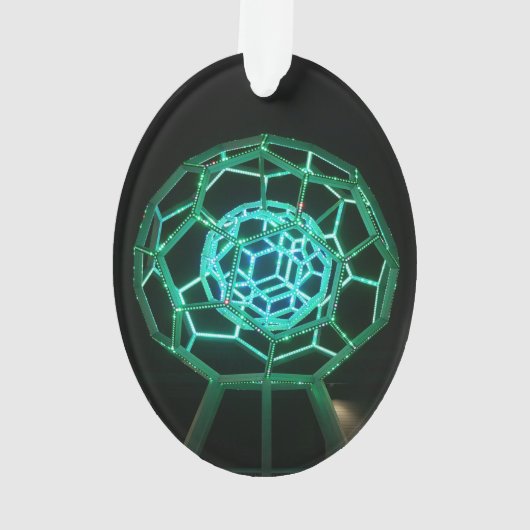 Buckyball-Skulptur #3 Ornament (Rückseite)