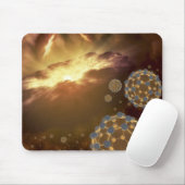 Buckyballs im interstellaren Raum schweben Mousepad (Mit Mouse)