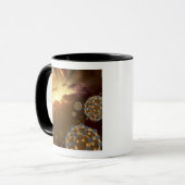 Buckyballs im interstellaren Raum schweben Tasse (Vorderseite Links)