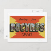 Bucyrus, OhioLarge Letter ScenesBucyrus, OH Postkarte (Vorne/Hinten)
