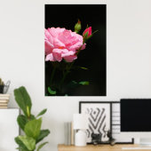 Bud einer Rose Poster (Heimbüro)