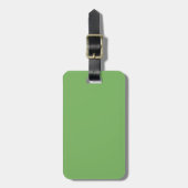 Bud green (Vollfarbe) Gepäckanhänger (Vorderseite vertikal)