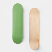 Bud green (Vollfarbe) Skateboard (Vorderseite)