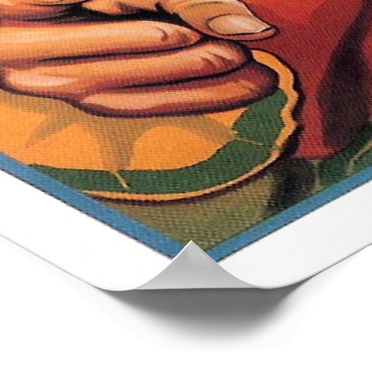 Bud Hawkins Vintag Circus Poster (Ecke)