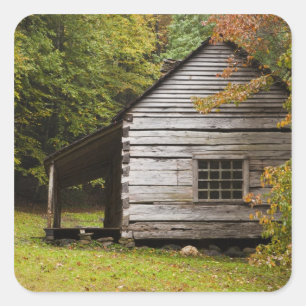 Bud Ogle House, Great Smoky Mountains National Quadratischer Aufkleber