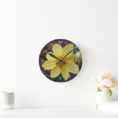 Bud und Blume Runde Wanduhr (Zuhause)
