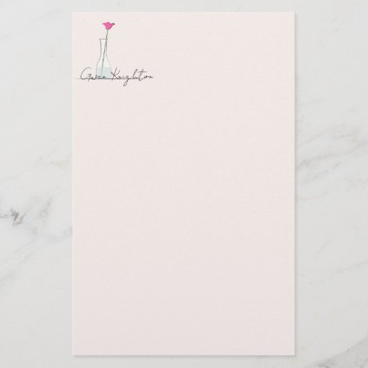 Bud Vase Briefpapier (Vorderseite)