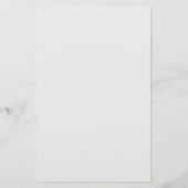 Bud Vase Stationery Briefpapier (Rückseite)