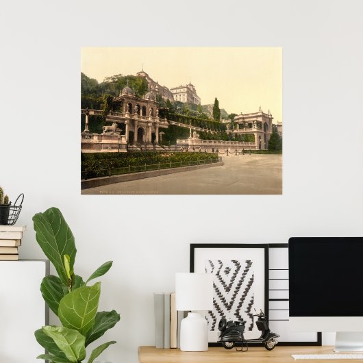 Buda Castle, Budapest, Ungarn Poster (Heimbüro)